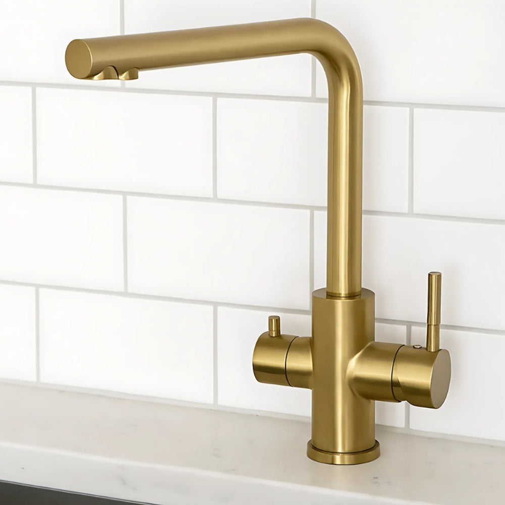 Robinet De Cuisine Doré Avec Filtre - ÉNÉRIS