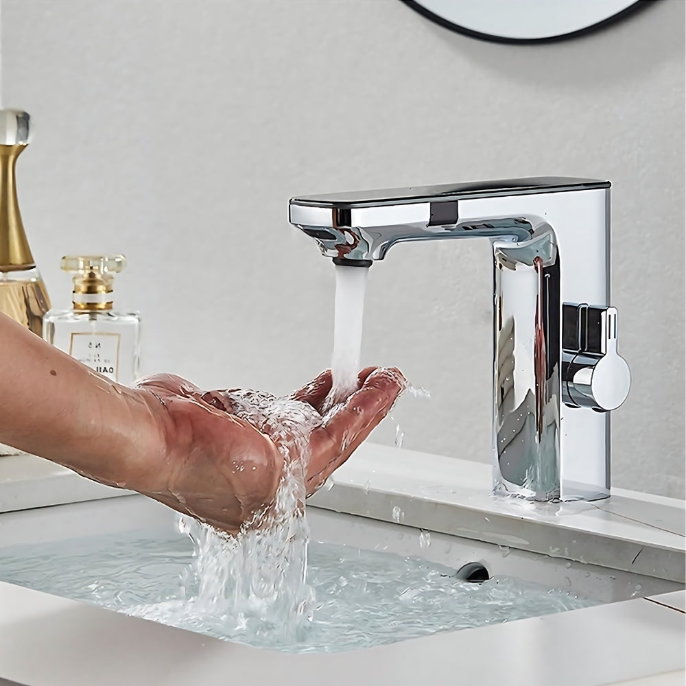 Mitigeur LED avec Indicateur de Température Chrome - NERIVA