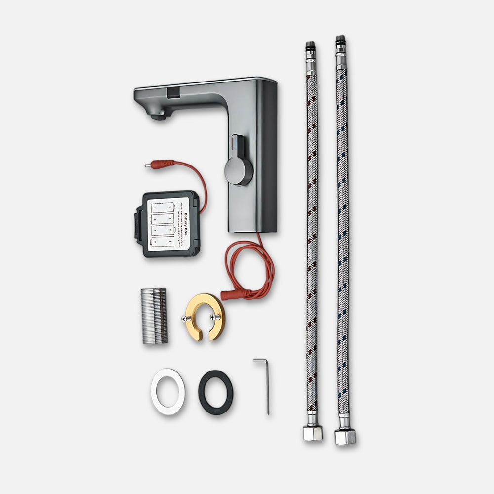 Mitigeur LED avec Indicateur de Température Gris - NERIVA