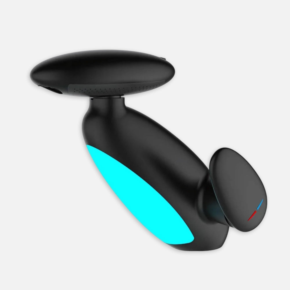 Robinet Salle De Bain Noir À Lumière LED - CRYS