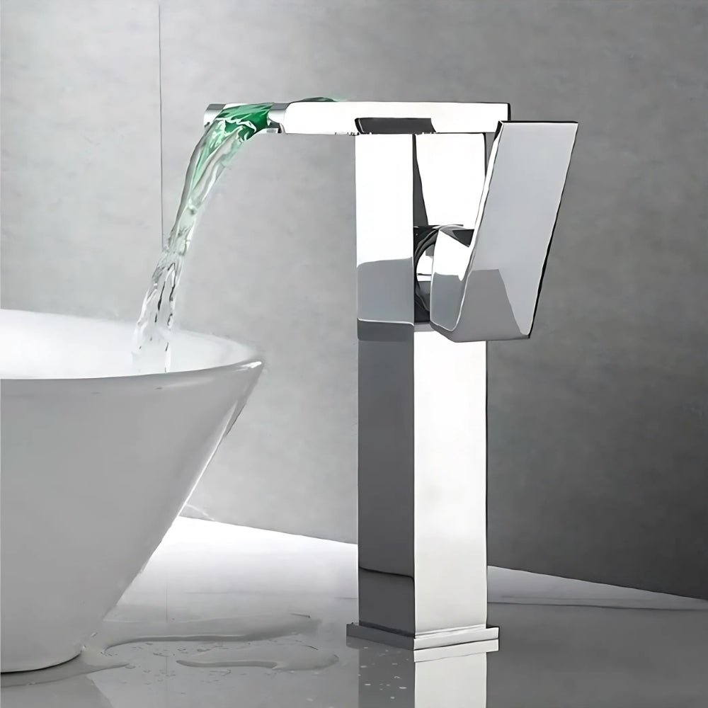 Mitigeur Pour Vasque À LED Chrome - LUMINA