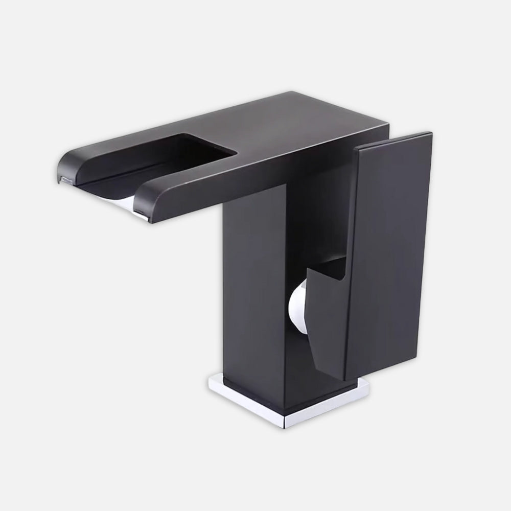 Mitigeur Salle De Bain À LED Noir - LUMINA