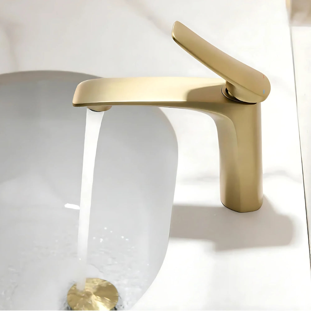 Mitigeur Pour Lavabo Moderne Doré - ZUNO