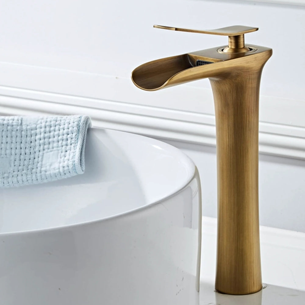 Mitigeur Effet Bois Pour Vasque Salle De Bain - CRISTALIA