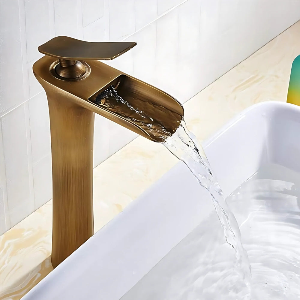 Mitigeur Effet Bois Pour Vasque Salle De Bain - CRISTALIA