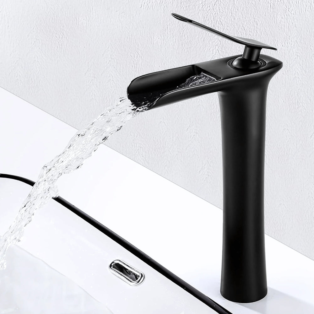 Mitigeur Noir Pour Vasque Salle De Bain - CRISTALIA