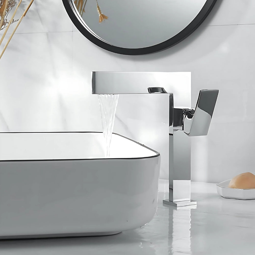 Mitigeur De Lavabo En Laiton Chromé Monotrou - ELON