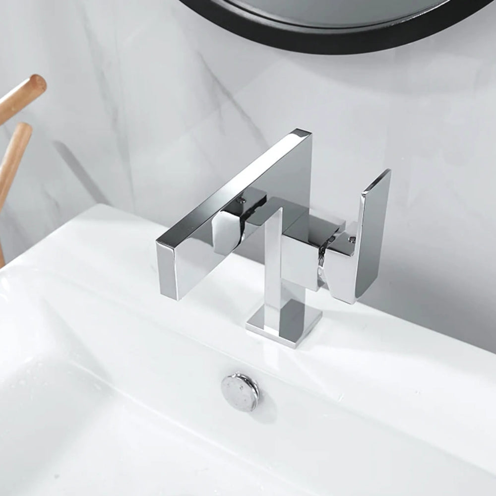 Mitigeur De Lavabo En Laiton Chromé Monotrou - ELON