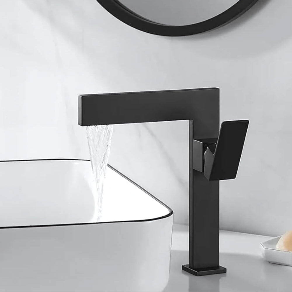 Mitigeur Noir Mat Pour Vasque Design Moderne - ELON