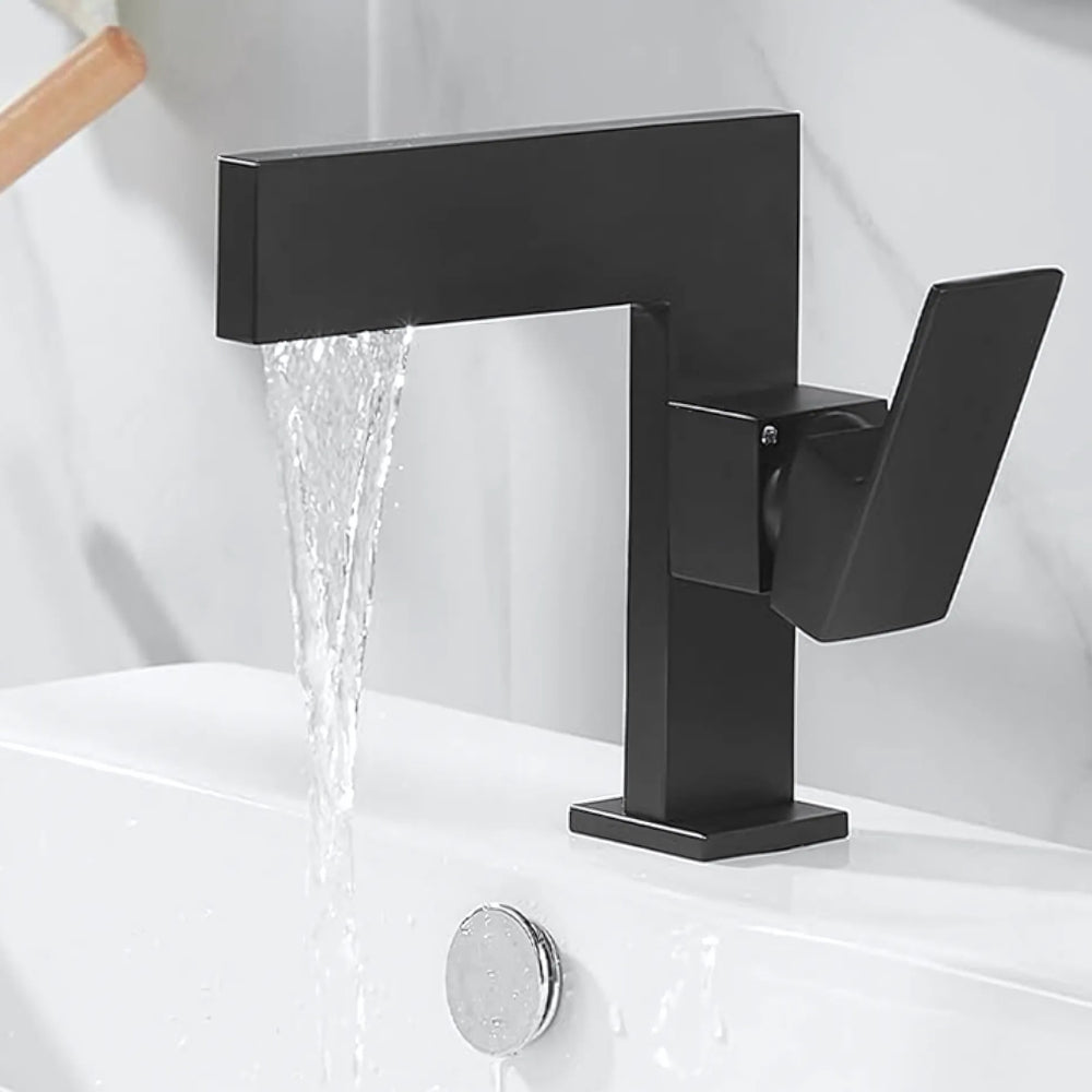 Mitigeur Noir Mat Pour Lavabo Design Moderne - ELON