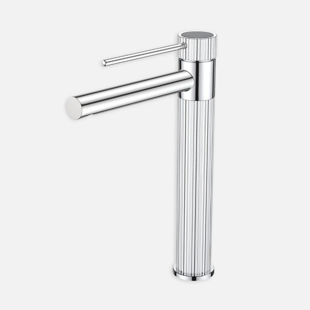 Mitigeur Chromé Effet Miroir Pour Vasque Contemporain - FLUENTIS