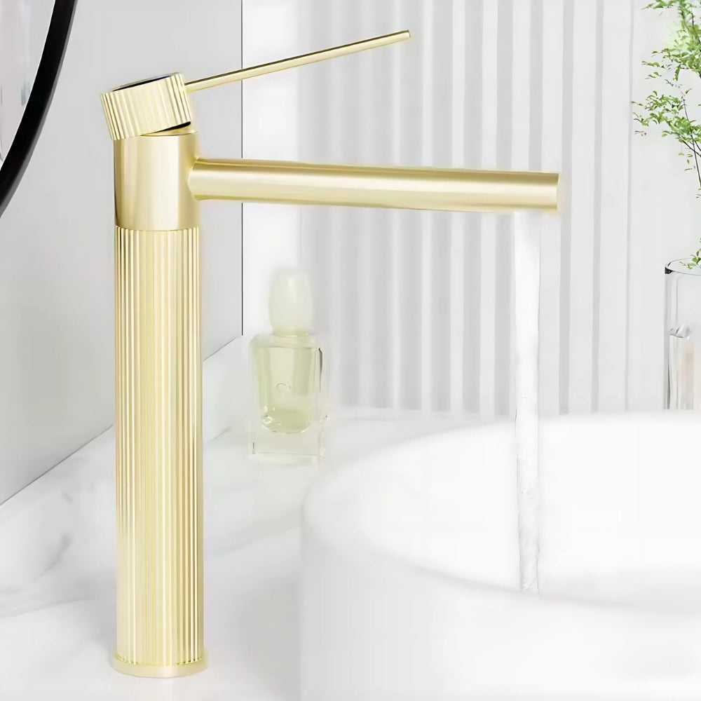 Mitigeur Or Pour Vasque Contemporain - FLUENTIS