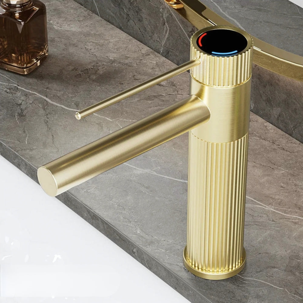 Mitigeur Salle De Bain Or Design Contemporain - FLUENTIS