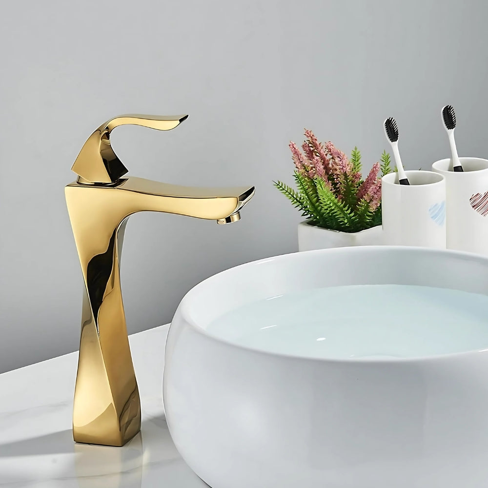 Mitigeur Or Sculpté Pour Vasque - VIORA