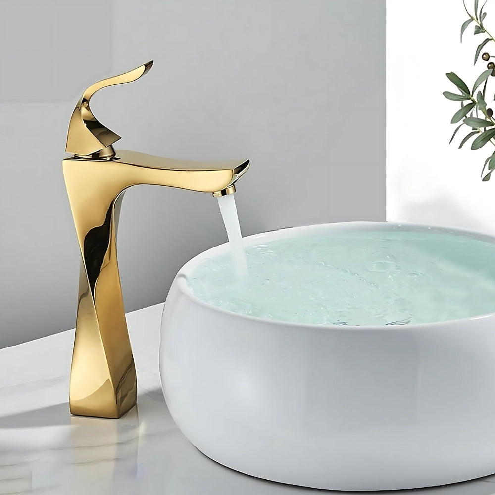 Mitigeur Or Sculpté Pour Vasque - VIORA