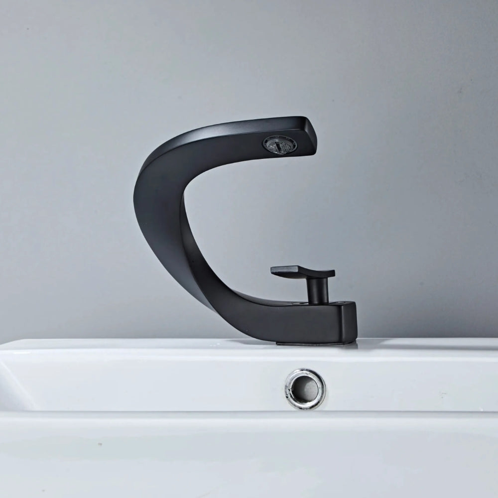 Mitigeur Noir Design Haut de Gamme - LIORA