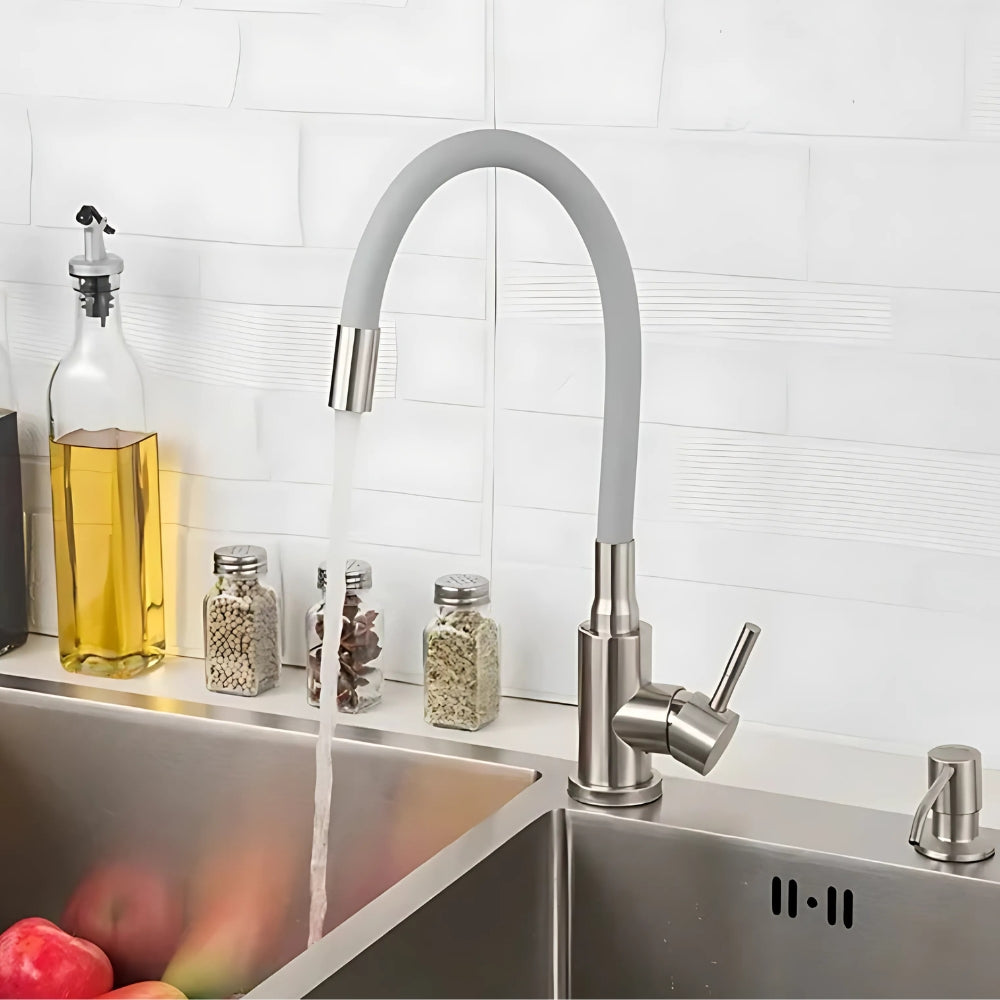 Mitigeur Cuisine Flexible Gris - ORION