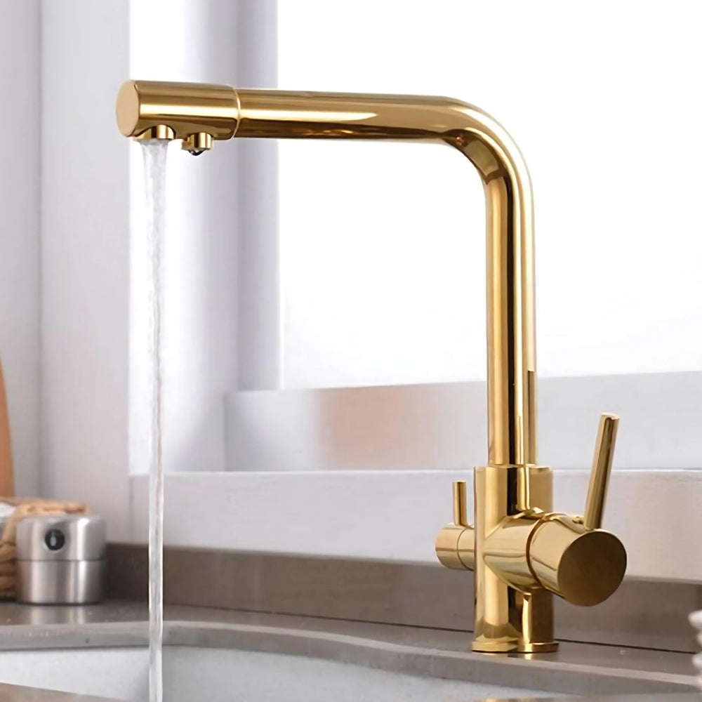 Mitigeur de Cuisine Or Double Commande - KLARIA