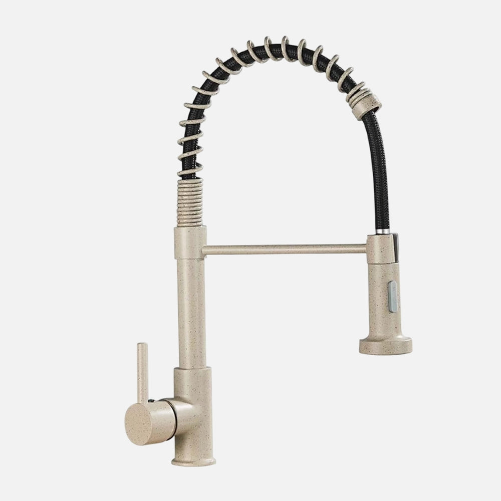 Mitigeur Cuisine Professionnel Beige Effet Granit - FLOWA