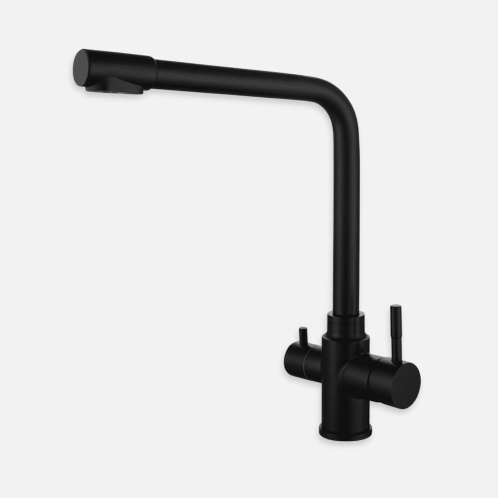 Robinet De Cuisine Noir Avec Filtre - ÉNÉRIS