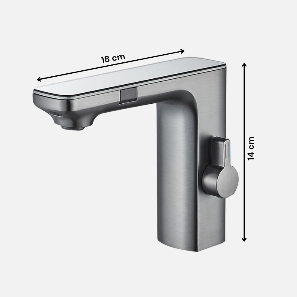 Mitigeur Connecté Gris Affichage Température LED - XENA