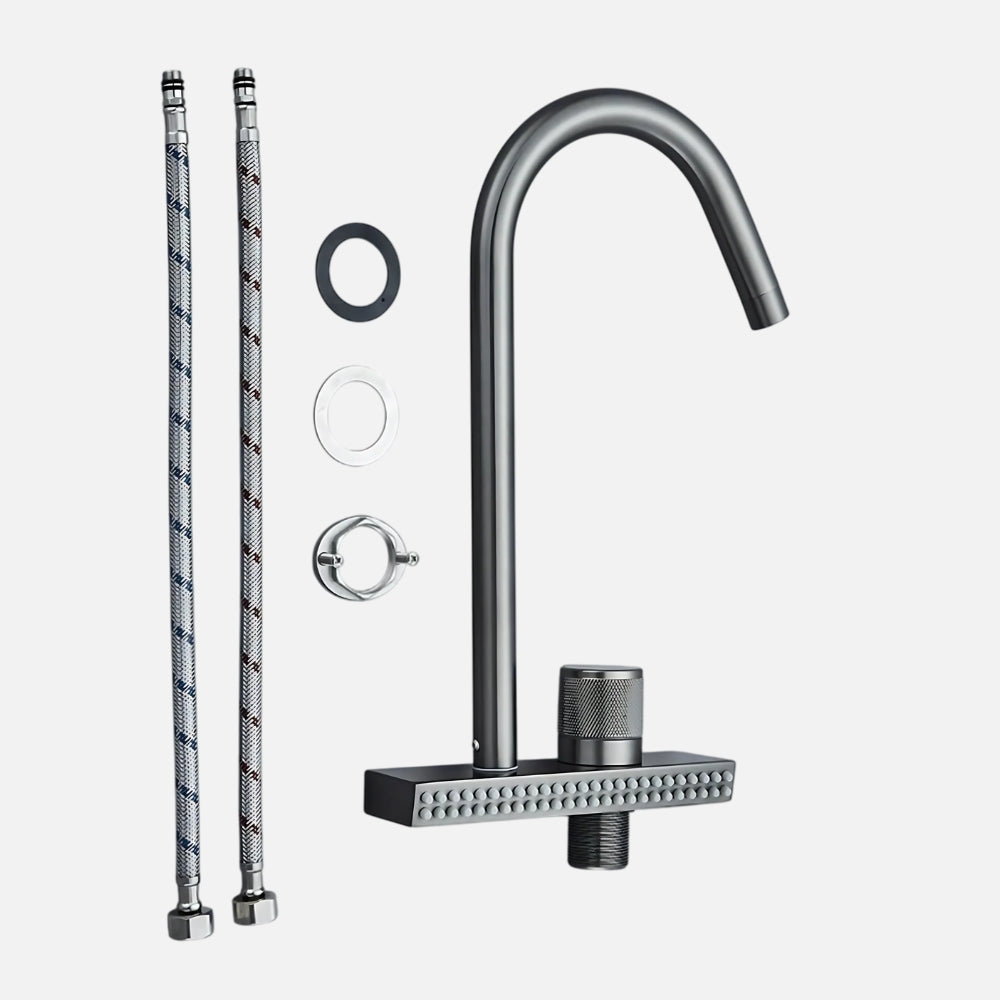 Mitigeur Gris Avec Cascade D'Eau - TOREN