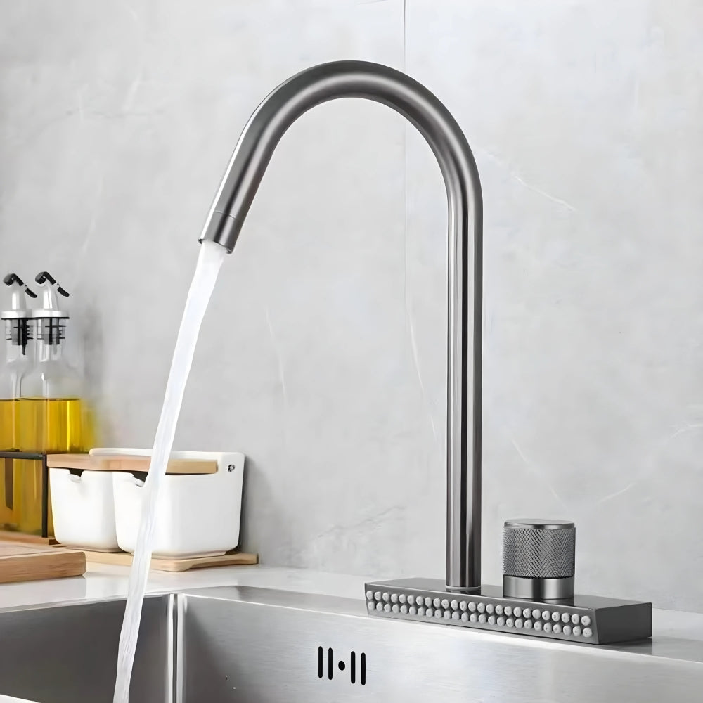 Mitigeur Gris Avec Cascade D'Eau - TOREN