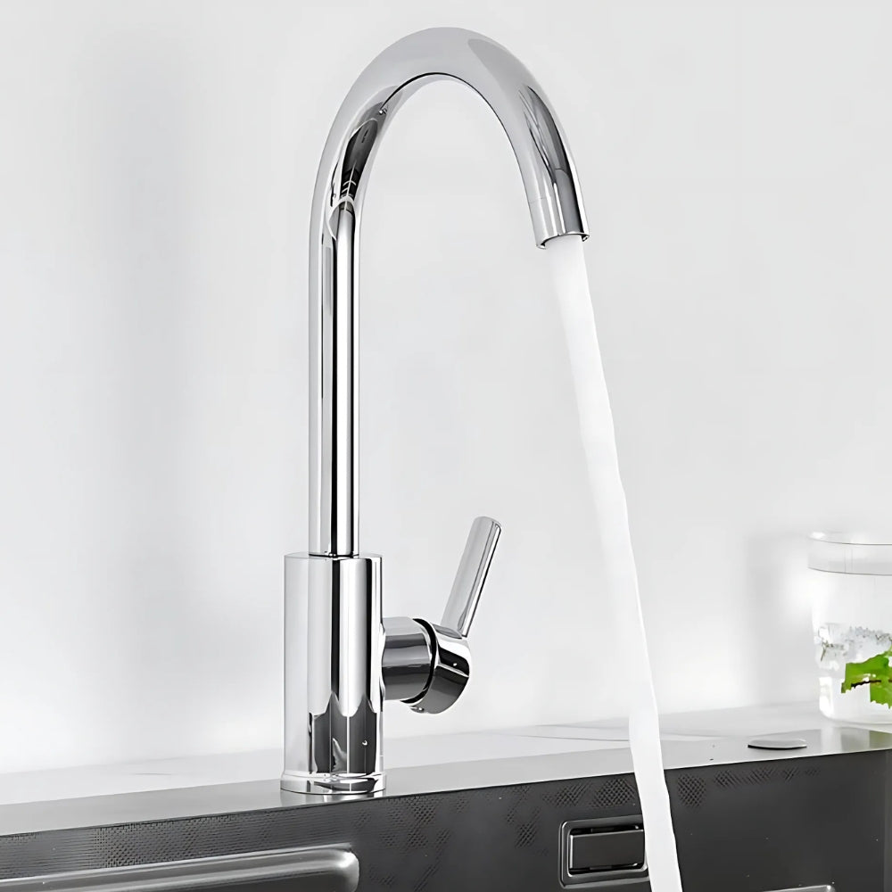 Mitigeur De Cuisine Inox Moderne - LORIO